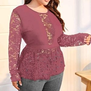 Mauve blouse